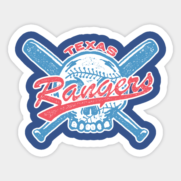 Texas Rangers Sticker by brainchaos